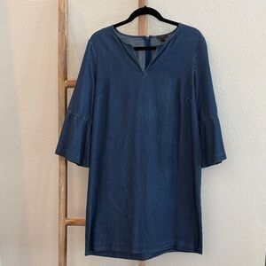 Ann Taylor Indigo Tunic Top